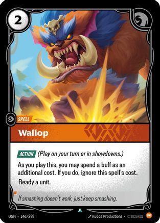 Wallop (146/298) - OGN - Uncommon - Foil