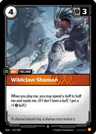 Wildclaw Shaman (147/298) - OGN - Uncommon