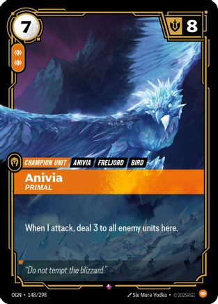 Anivia - Primal (148/298) - OGN - Rare - Foil