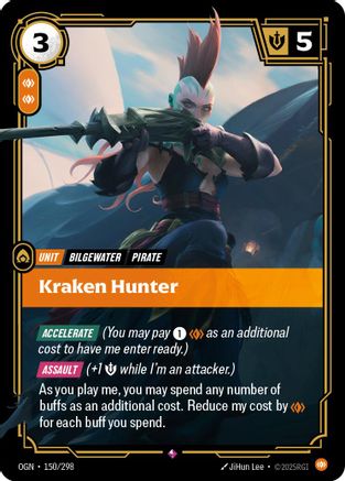 Kraken Hunter (150/298) - OGN - Rare - Foil