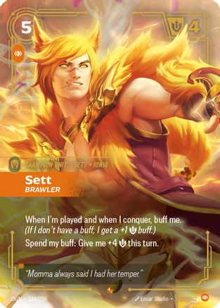 Sett - Brawler (164/298) - OGN - Epic - Foil