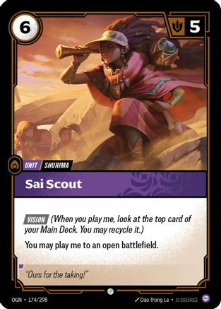Sai Scout (174/298) - OGN - Common