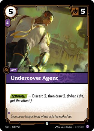 Undercover Agent (178/298) - OGN - Common