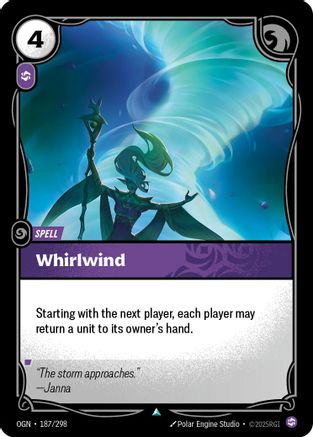 Whirlwind (187/298) - OGN - Uncommon - Foil