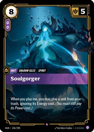 Soulgorger (196/298) - OGN - Rare - Foil