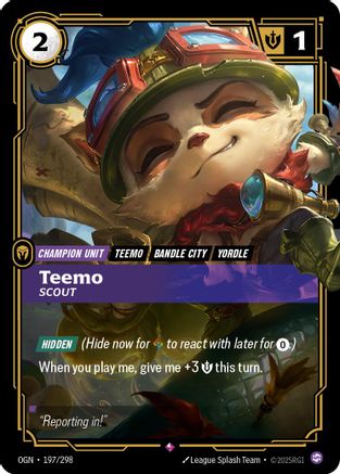 Teemo - Scout (197/298) - OGN - Rare - Foil