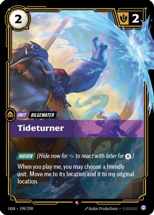 Tideturner (199/298) - OGN - Rare - Foil