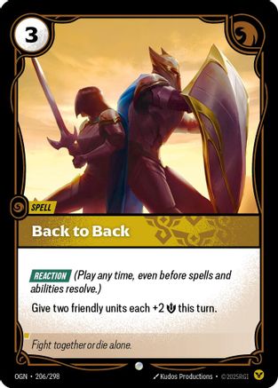 Back to Back (206/298) - OGN - Common