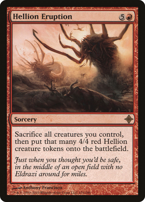 Hellion Eruption (ROE-151) - rare - Foil