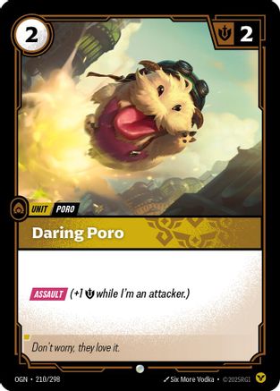 Daring Poro (210/298) - OGN - Common - Foil