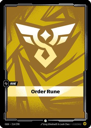 Order Rune (214/298) - OGN - Common