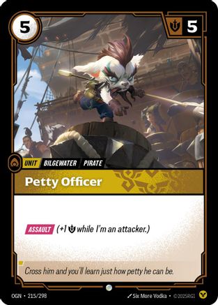 Petty Officer (215/298) - OGN - Common - Foil