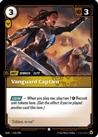 Vanguard Captain (218/298) - OGN - Common
