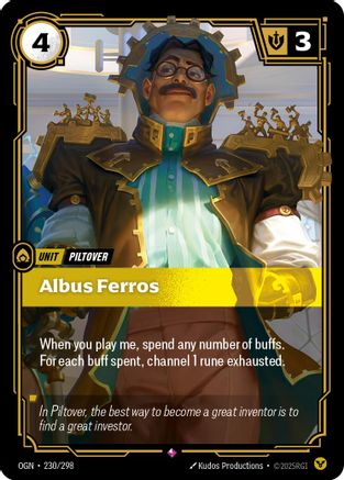 Albus Ferros (230/298) - OGN - Rare - Foil