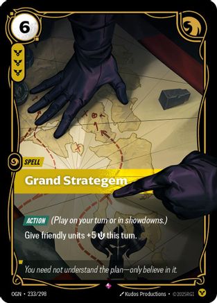 Grand Strategem (233/298) - OGN - Rare - Foil