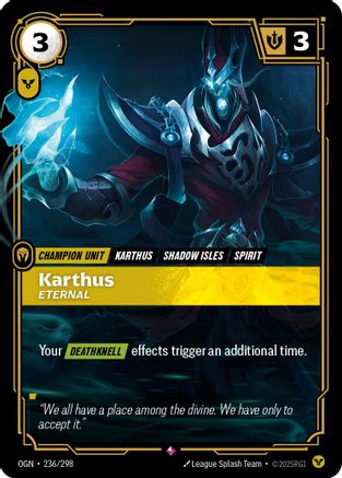 Karthus - Eternal (236/298) - OGN - Rare - Foil