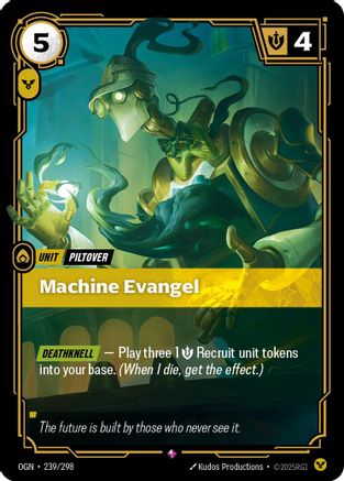 Machine Evangel (239/298) - OGN - Rare - Foil