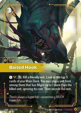 Baited Hook (242/298) - OGN - Epic - Foil