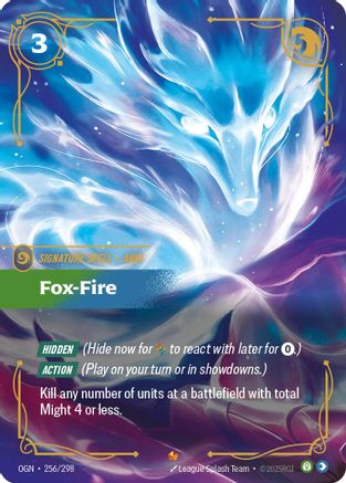 Fox-Fire (256/298) - OGN - Epic - Foil