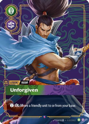 Yasuo - Unforgiven (259/298) - OGN - Rare - Foil