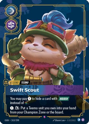 Teemo - Swift Scout (263/298) - OGN - Rare - Foil