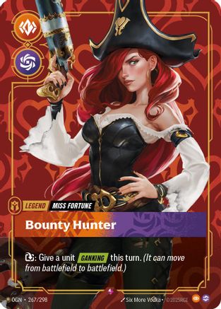 Miss Fortune - Bounty Hunter (267/298) - OGN - Rare - Foil