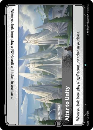 Altar to Unity (275/298) - OGN - Uncommon