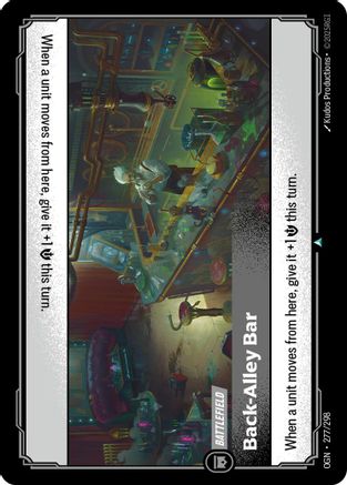 Back-Alley Bar (277/298) - OGN - Uncommon