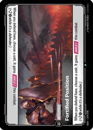 Fortified Position (279/298) - OGN - Uncommon - Foil