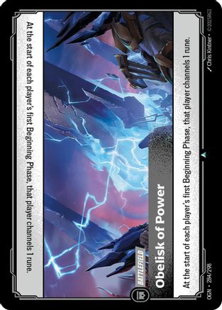 Obelisk of Power (284/298) - OGN - Uncommon - Foil