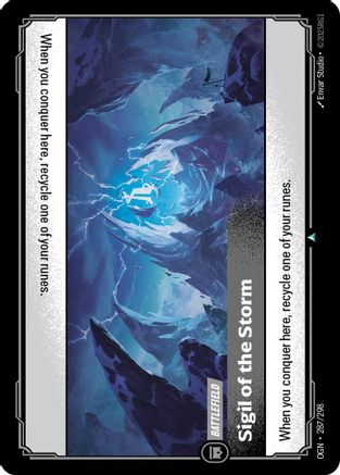 Sigil of the Storm (287/298) - OGN - Uncommon - Foil