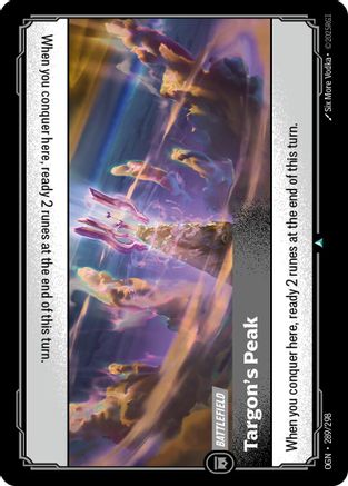 Targon's Peak (289/298) - OGN - Uncommon