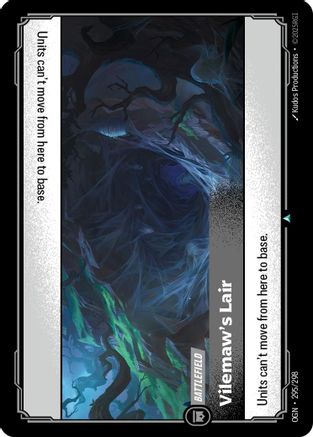 Vilemaw's Lair (295/298) - OGN - Uncommon - Foil