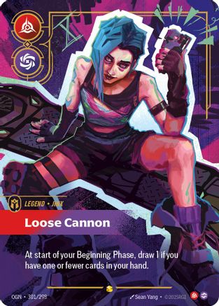 Jinx - Loose Cannon (Showcase) (301/298) - OGN - Showcase - Foil