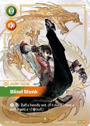 Lee Sin - Blind Monk (Showcase) (304/298) - OGN - Showcase - Foil