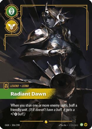 Leona - Radiant Dawn (Showcase) (306/298) - OGN - Showcase - Foil