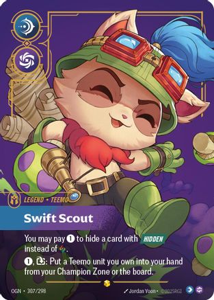 Teemo - Swift Scout (Showcase) (307/298) - OGN - Showcase - Foil
