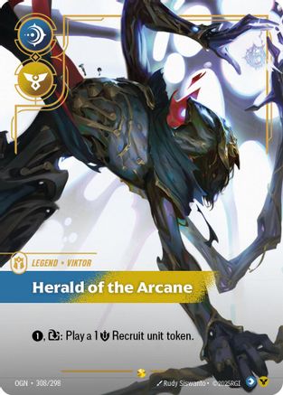 Viktor - Herald of the Arcane (Showcase) (308/298) - OGN - Showcase - Foil