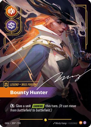 Miss Fortune - Bounty Hunter (Signature) (309*/298) - OGN - Showcase - Foil