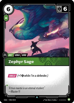 Zephyr Sage (005/024) - OGS:PG - Uncommon