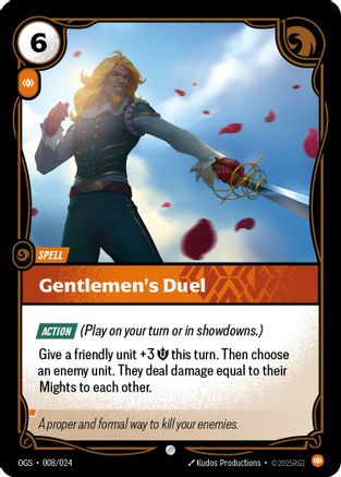 Gentlemen's Duel (008/024) - OGS:PG - Common