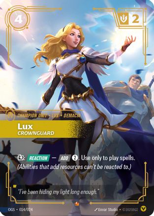 Lux - Crownguard (014/024) - OGS:PG - Epic