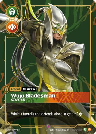 Master Yi - Wuju Bladesman (Starter) (019/024) - OGS:PG - Rare