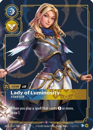 Lux - Lady of Luminosity (Starter) (021/024) - OGS:PG - Rare