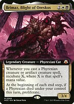 Brimaz, Blight of Oreskos (MOC-089) - mythic: (Extended Art)