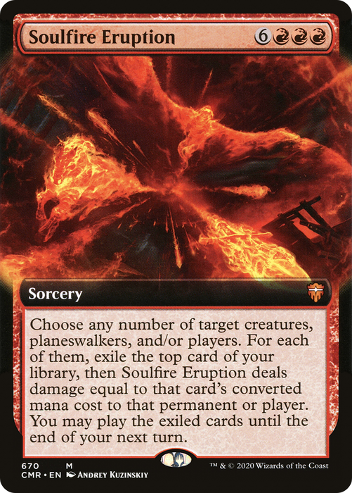 Soulfire Eruption (CMR-670) - mythic: (Extended Art)
