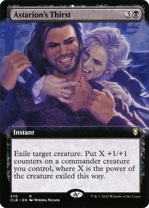 Astarion's Thirst (CLB-570) - rare: (Extended Art) - Foil