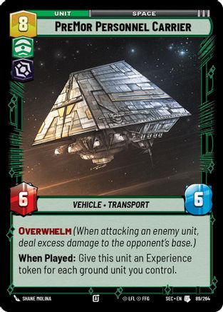 PreMor Personnel Carrier (89/264) - SOP - Uncommon