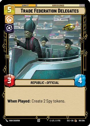 Trade Federation Delegates (191/264) - SOP - Common