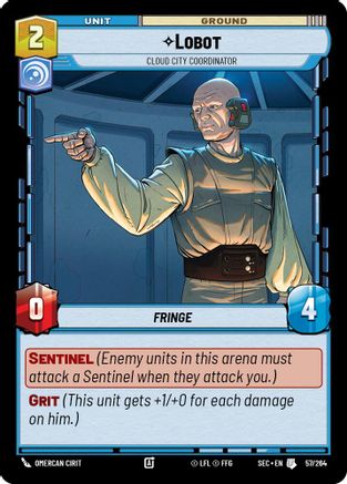 Lobot - Cloud City Coordinator (57/264) - SOP - Uncommon